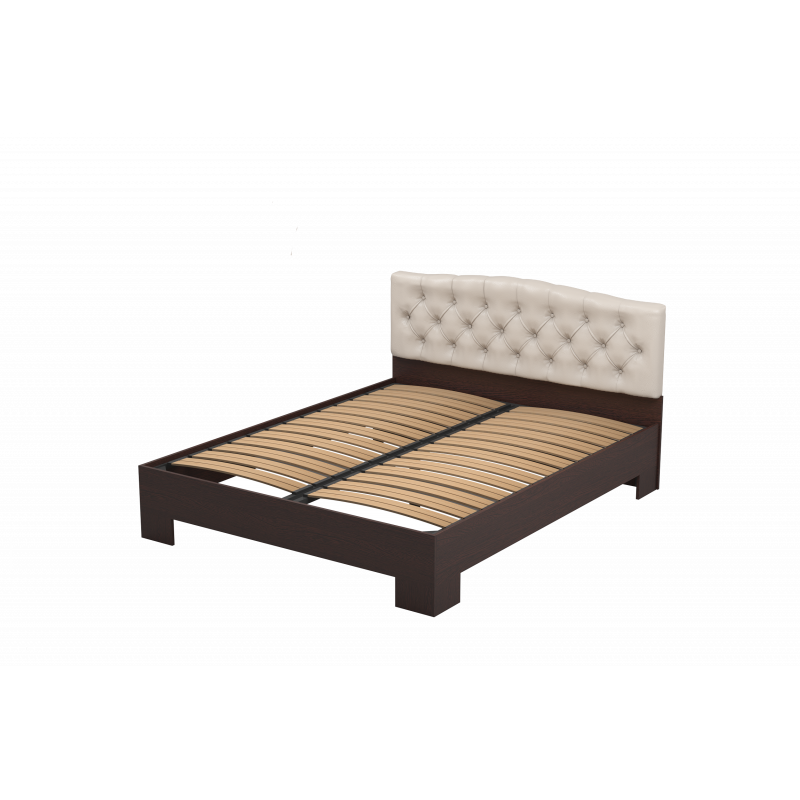Кровать с мягким изголовьем "Лаура-2" 1.6