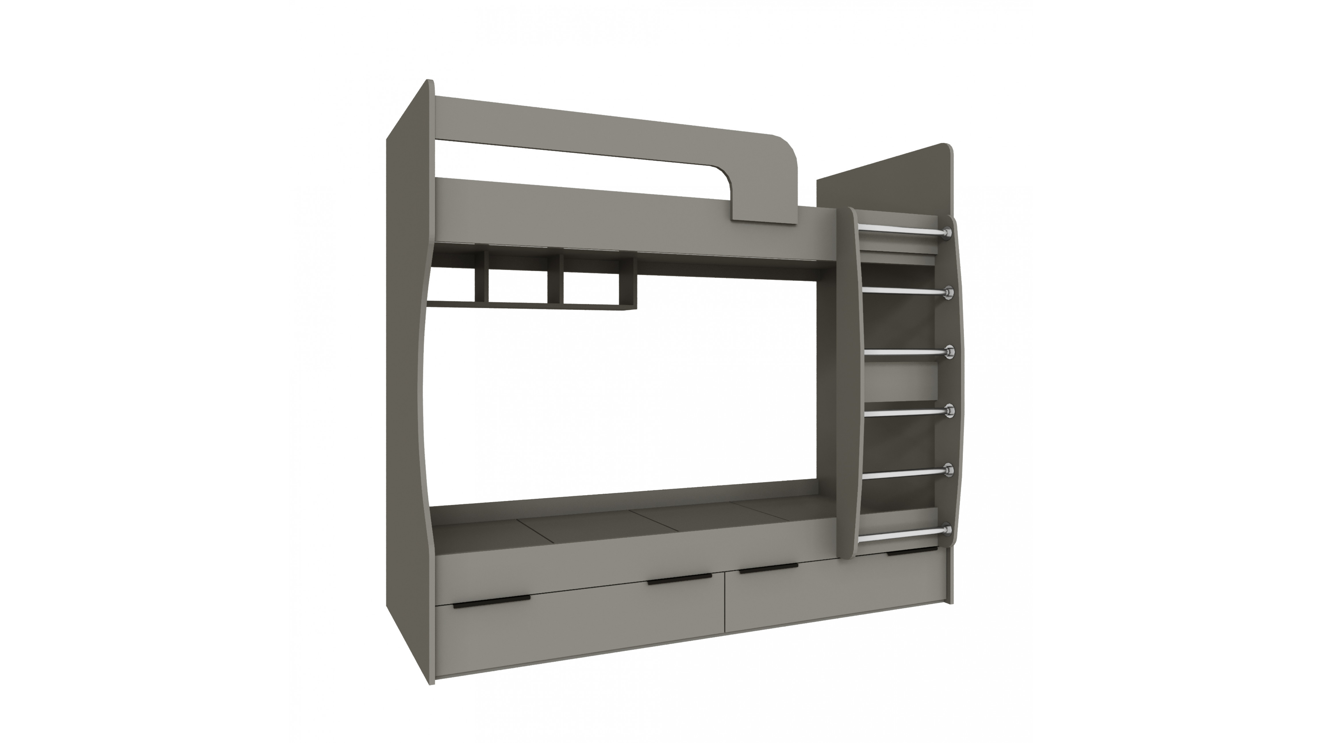 Кровать Мадрид ( 0,8 ) двухъярусная